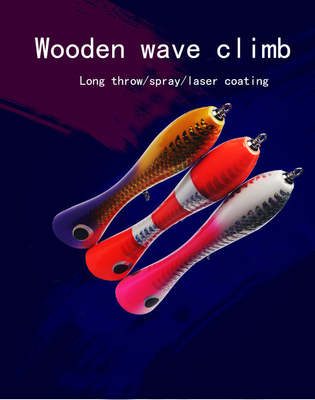 3 kolory 20 CM/120g Laser Coating Wood Bait Kotwiczki Largemouth Bass Snakehead Popper Drewniana Przynęta Wędkarska